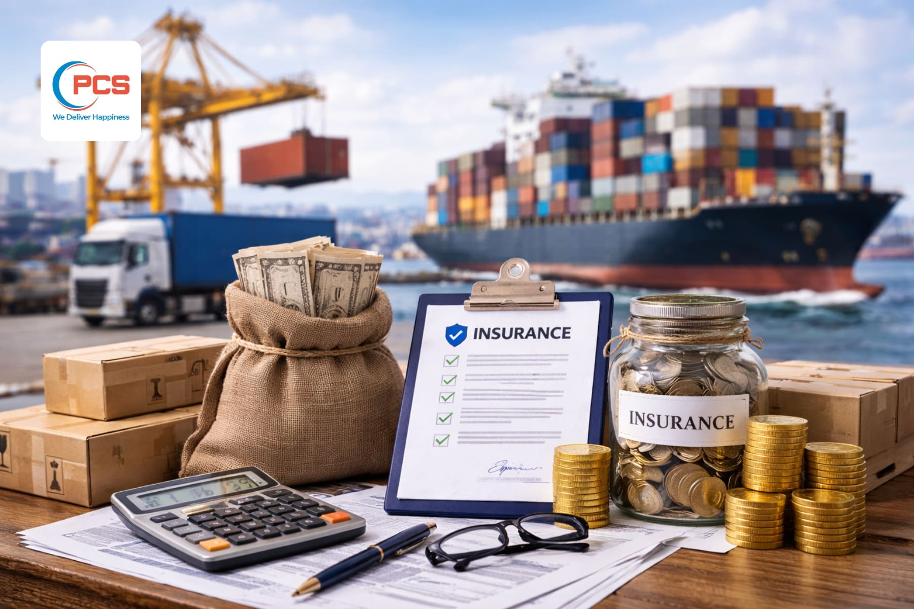 Ph&iacute; bảo hiểm h&agrave;ng h&oacute;a linh hoạt theo loại h&agrave;ng v&agrave; phạm vi bảo vệ&nbsp;