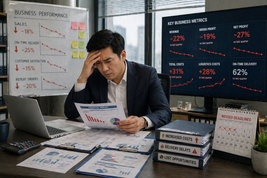 C&aacute;c rủi ro trong vận chuyển h&agrave;ng h&oacute;a ảnh hưởng đến hoạt động kinh doanh của doanh nghiệp.