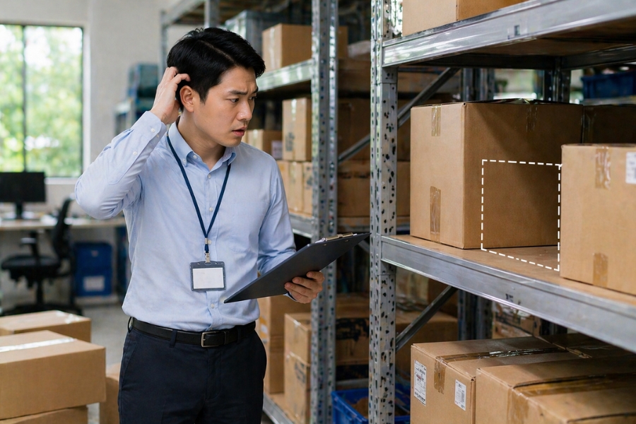 Rủi ro thất lạc h&agrave;ng h&oacute;a xảy ra khi kh&ocirc;ng c&oacute; cơ chế kiểm so&aacute;t v&agrave; gi&aacute;m s&aacute;t chặt chẽ