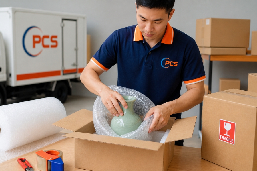 Tối ưu từ kh&acirc;u đ&oacute;ng g&oacute;i tới vận chuyển gi&uacute;p giảm rủi ro hỏng h&oacute;c với h&agrave;ng dễ vỡ