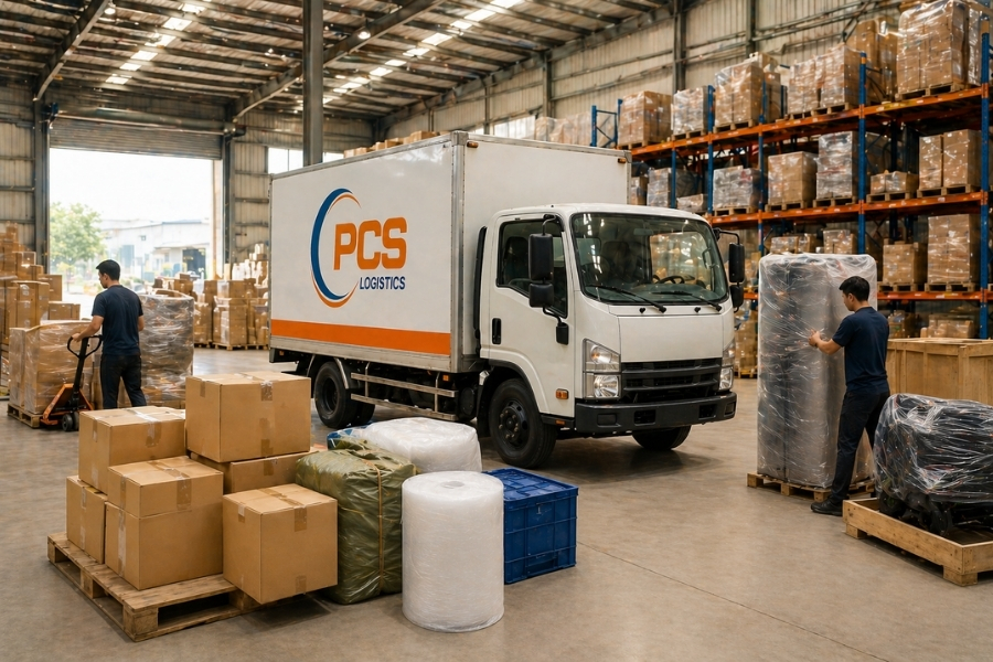 PCS Logistics vận chuyển đa dạng c&aacute;c loại h&agrave;ng h&oacute;a phục vụ nhu cầu c&aacute;c doanh nghiệp