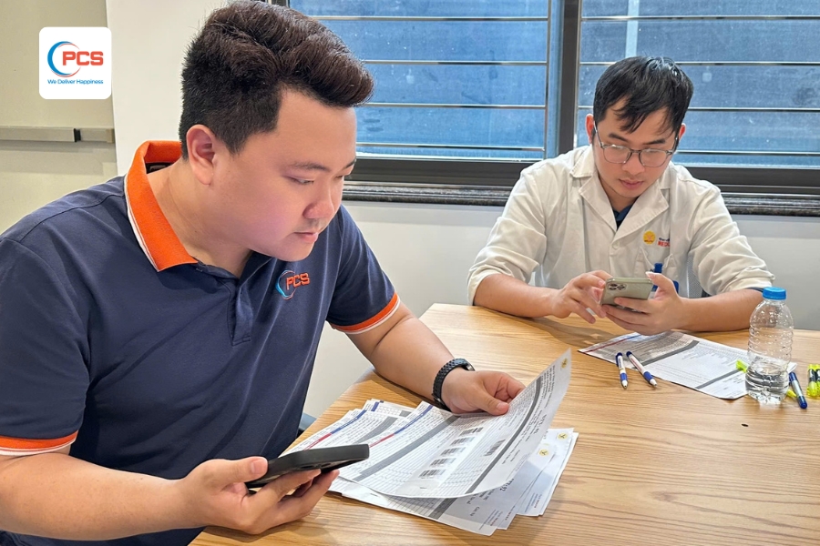 Chăm s&oacute;c sức khỏe định kỳ l&agrave; một phần trong định hướng x&acirc;y dựng m&ocirc;i trường l&agrave;m việc t&iacute;ch cực tại PCS Logistics.&nbsp;