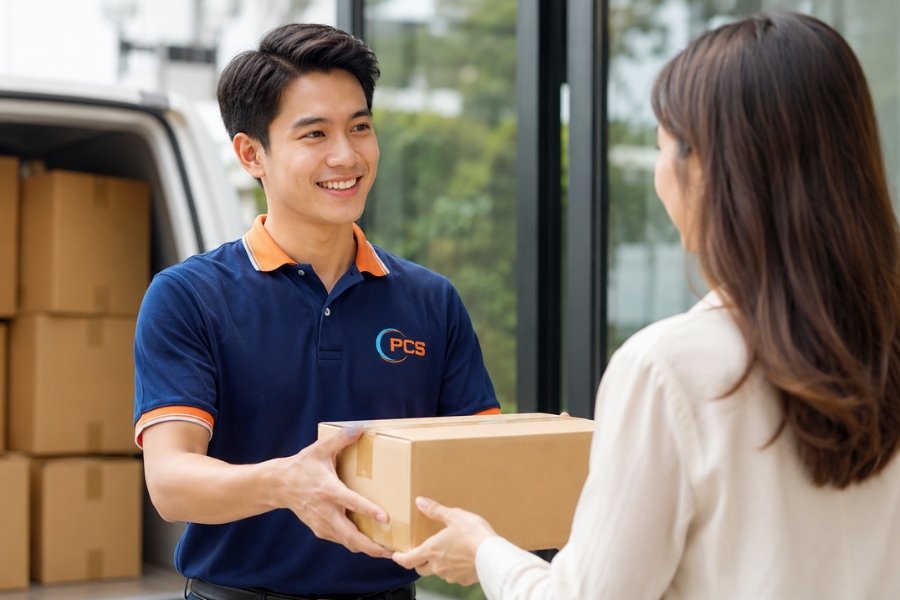 PCS Logistics cung cấp dịch vụ giao h&agrave;ng door-to-door đ&aacute;p ứng nhu cầu của doanh nghiệp hiện nay