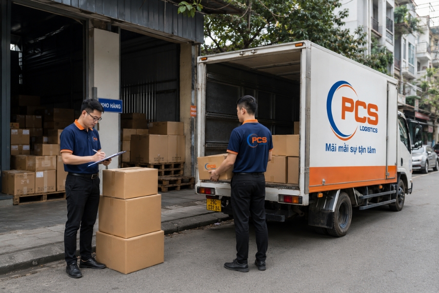 PCS Logistics hỗ trợ lấy/trả hàng tận nơi rộng khắp Hà Nội - Bắc Ninh PCS Logistics hỗ trợ lấy/trả hàng tận nơi rộng khắp Hà Nội - Bắc Ninh