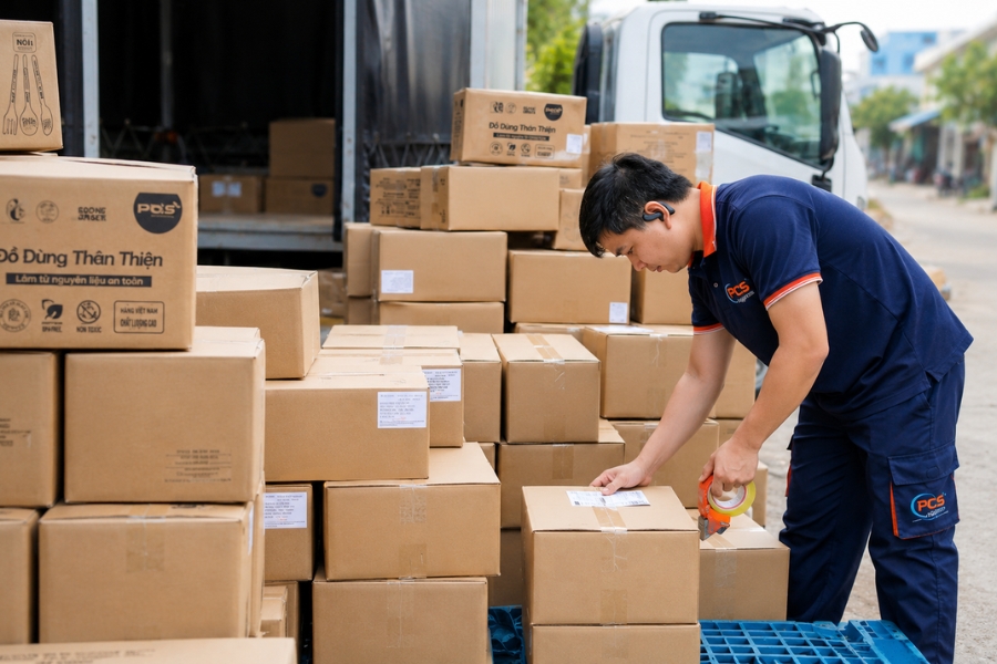 PCS Logistics cung cấp giải pháp chuyển phát nhanh đa dạng hàng hóa, đảm bảo tối ưu tốc độ giao nhận. PCS Logistics cung cấp giải pháp chuyển phát nhanh đa dạng hàng hóa, đảm bảo tối ưu tốc độ giao nhận.