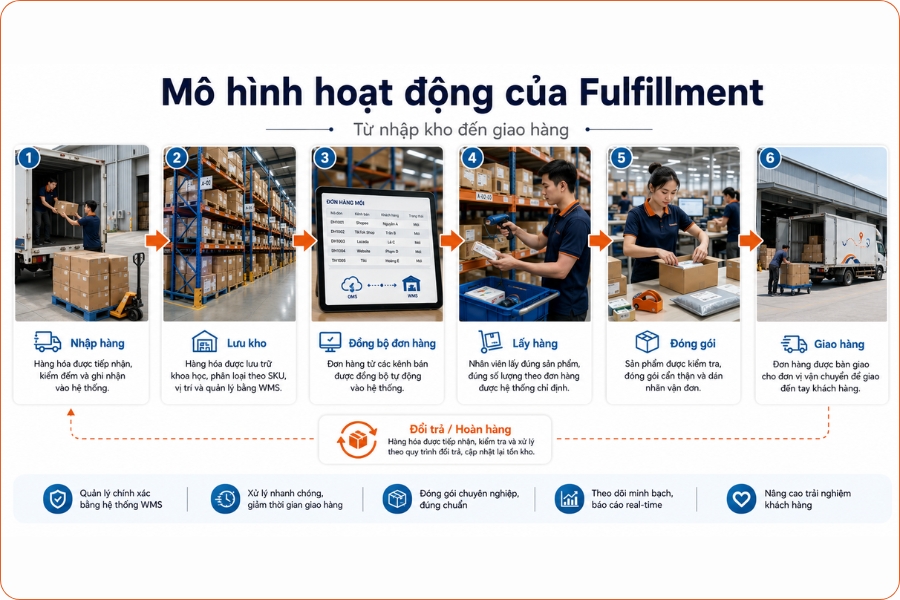 M&ocirc; h&igrave;nh hoạt động của dịch vụ fulfillment