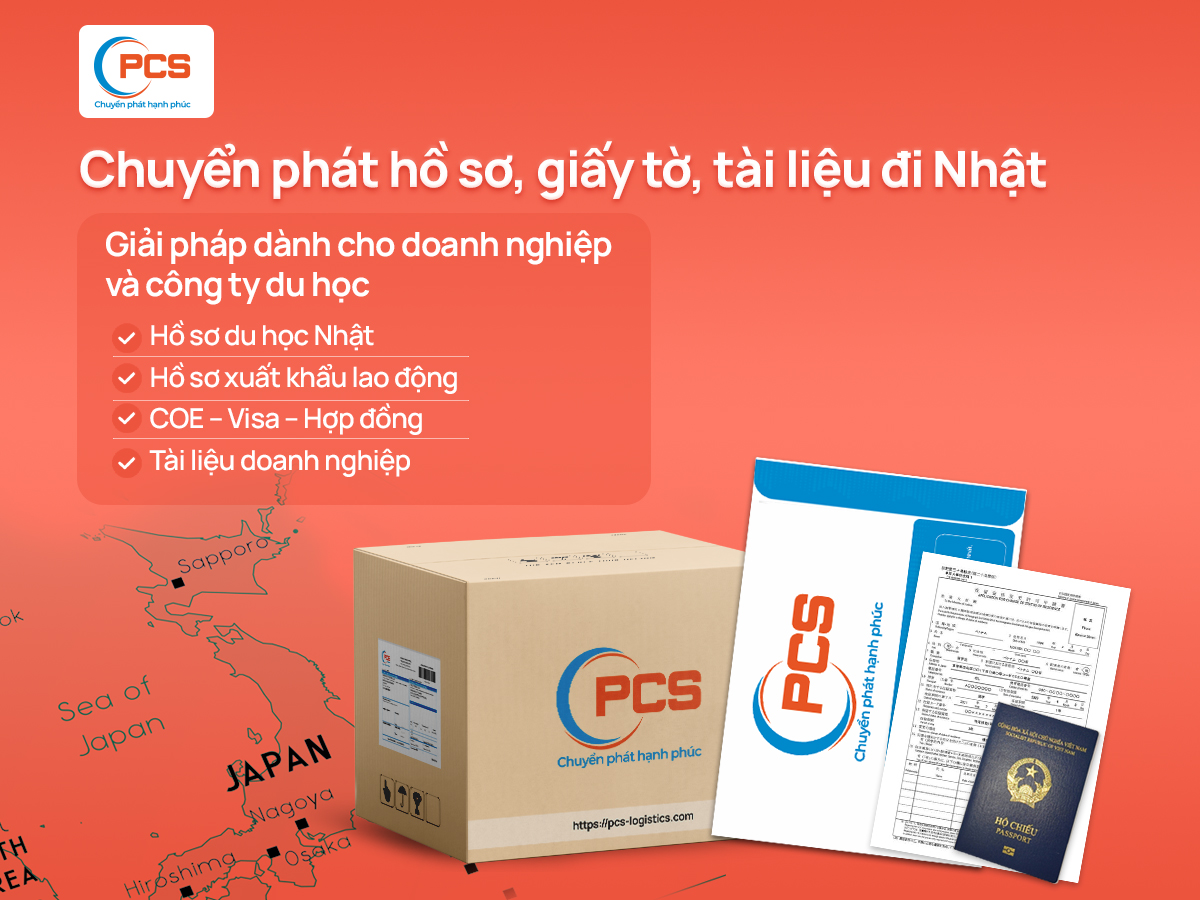 Chuyển ph&aacute;t hồ sơ, COE, Visa đi Nhật