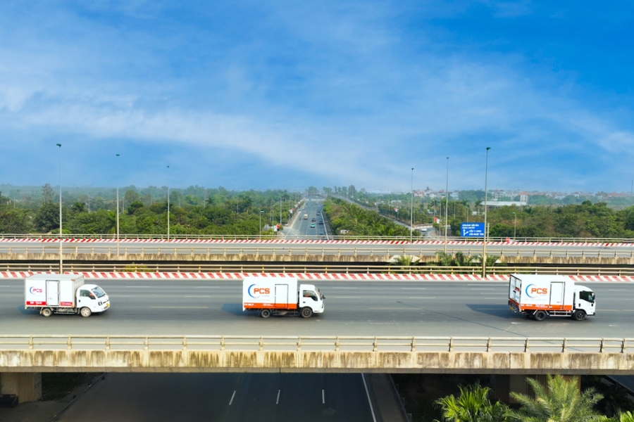 PCS Logistics lấy/trả h&agrave;ng ở hầu hết c&aacute;c điểm tuyến S&agrave;i G&ograve;n - Cần Thơ