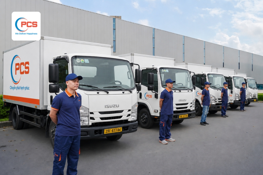 PCS Logistics cung cấp dịch vụ giao h&agrave;ng v&agrave;o kho DC, mall, trung t&acirc;m thương mại v&agrave; cửa h&agrave;ng theo kế hoạch ph&acirc;n phối của doanh nghiệp.&nbsp;