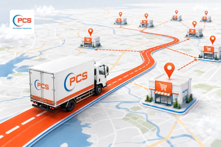 Dịch vụ của PCS Logistics hỗ trợ doanh nghiệp mở rộng ph&acirc;n phối v&agrave; nhiều hệ thống si&ecirc;u thị&nbsp;