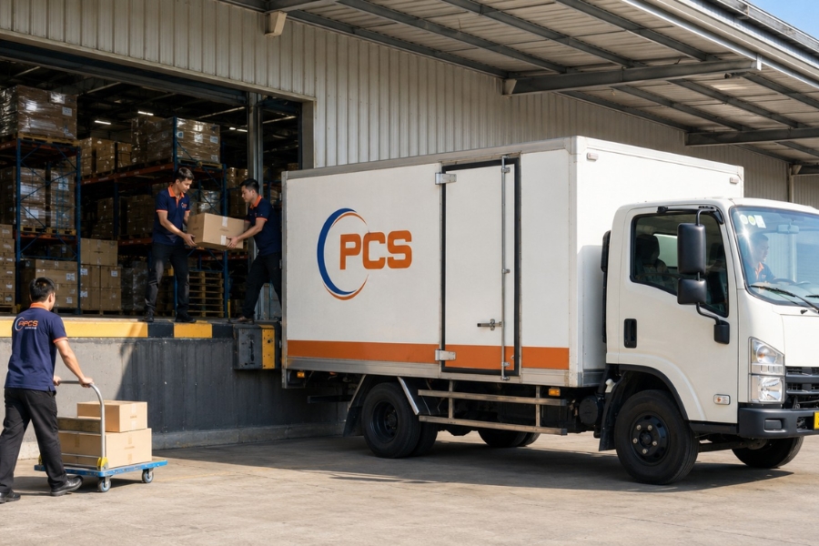 PCS Logistics hỗ trợ lấy hàng theo thời gian và địa điểm đã thống nhất, doanh nghiệp chủ động chuẩn bị hàng trước khi giao vào hệ thống siêu thị. PCS Logistics hỗ trợ lấy hàng theo thời gian và địa điểm đã thống nhất, doanh nghiệp chủ động chuẩn bị hàng trước khi giao vào hệ thống siêu thị.