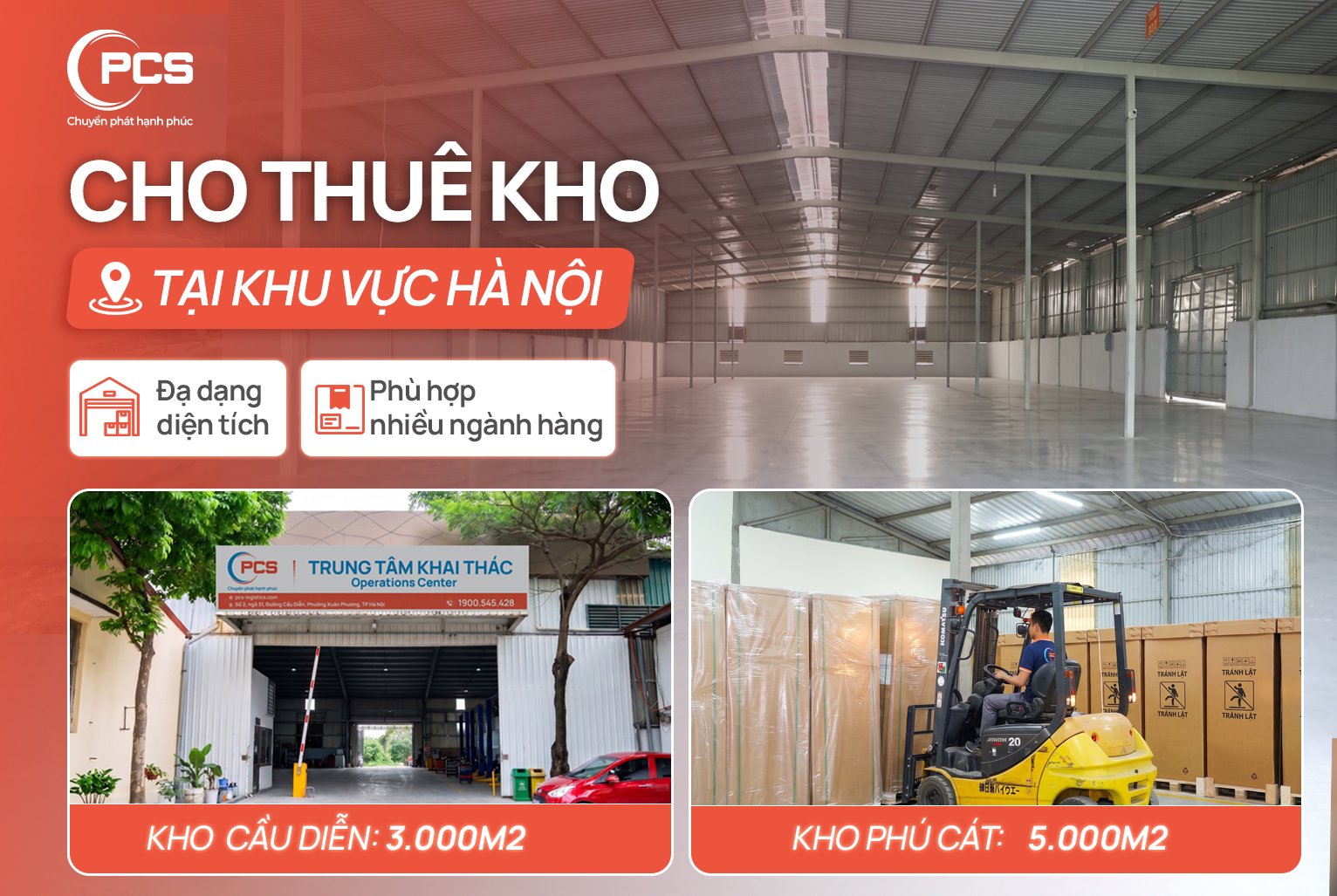Cho thu&ecirc; kho tại H&agrave; Nội