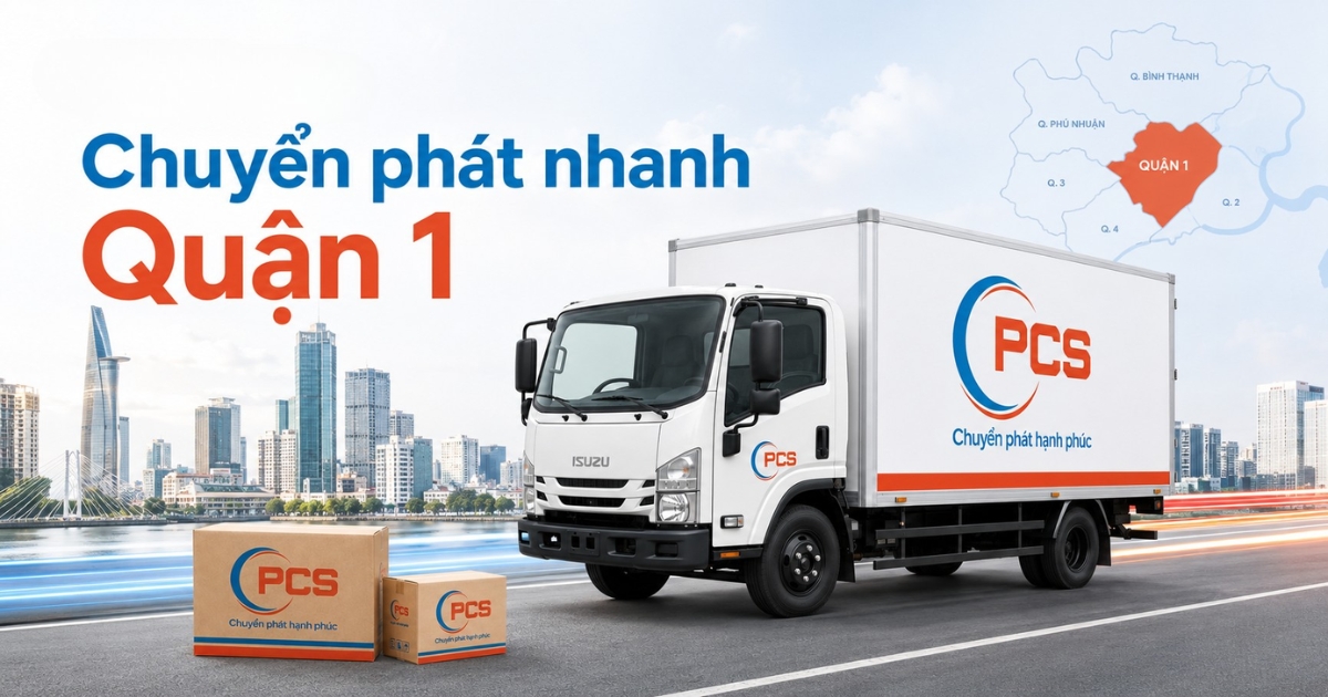 Nhu cầu chuyển ph&aacute;t nhanh Quận 1 tăng mạnh nhờ mật độ doanh nghiệp, văn ph&ograve;ng v&agrave; dịch vụ cao.&nbsp;