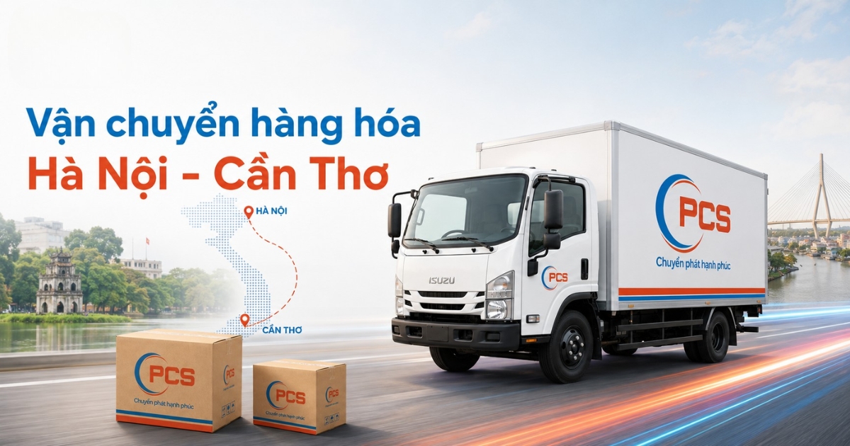 Vận chuyển hàng hóa Hà Nội Cần Thơ giao nhận tận nơi