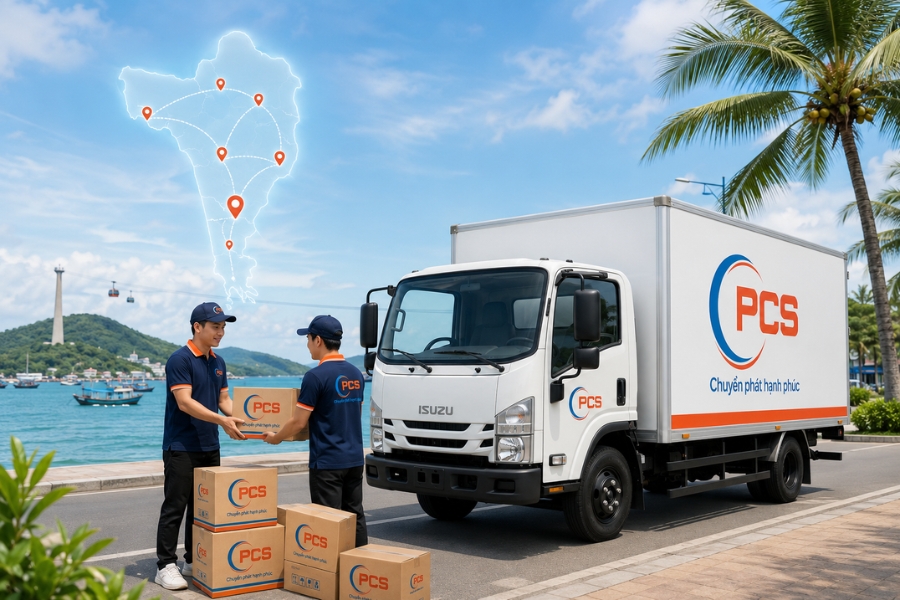 PCS Logistics hỗ trợ lấy v&agrave; giao h&agrave;ng tận nơi tại Cần Thơ v&agrave; Ph&uacute; Quốc