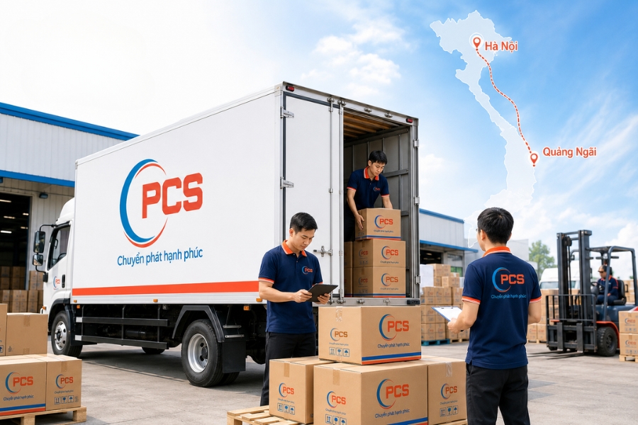 Nhu cầu vận chuyển h&agrave;ng của tuyến H&agrave; nội Quảng Ng&atilde;i của doanh nghiệp hiện nay
