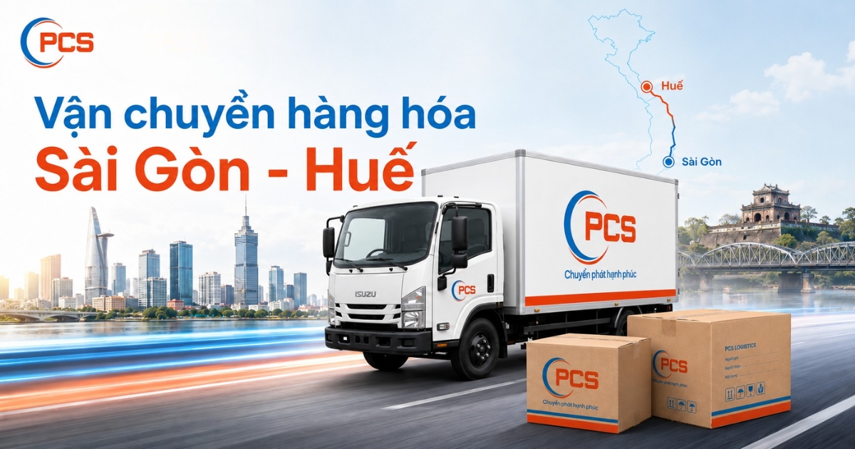 C&aacute;c giải ph&aacute;p vận chuyển h&agrave;ng h&oacute;a tuyến S&agrave;i g&ograve;n - Huế tại PCS Logistics
