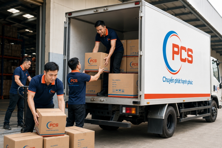 PCS cam kết lấy và giao hàng tận nơi Sài gòn và Quảng Ninh PCS cam kết lấy và giao hàng tận nơi Sài gòn và Quảng Ninh