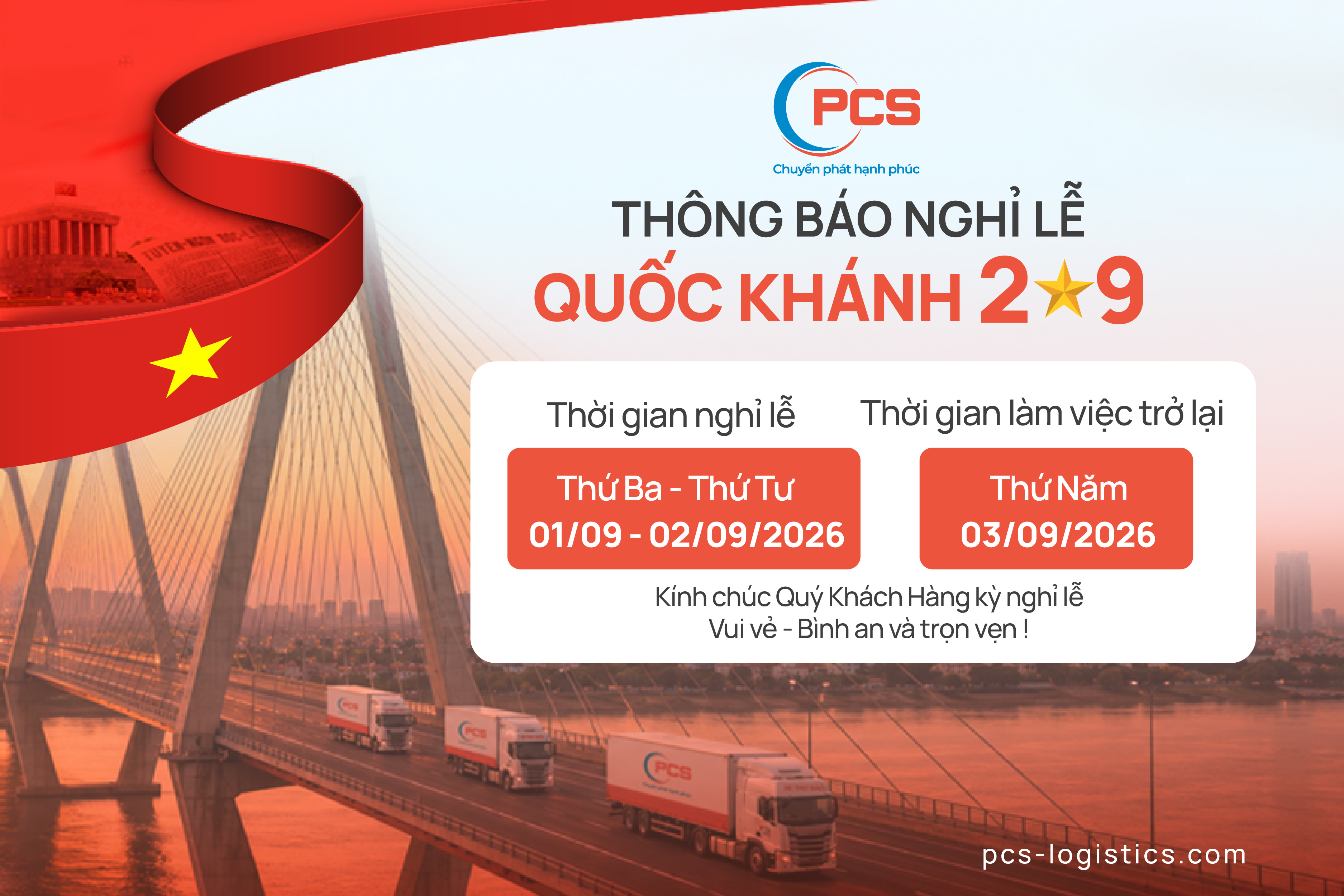 Nghỉ lễ 2/9