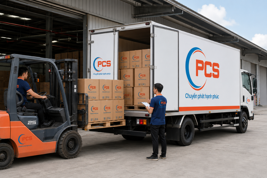 PCS Logistics vận chuyển nguyên chuyến đến Kiên Giang, phù hợp với lô hàng số lượng lớn. PCS Logistics vận chuyển nguyên chuyến đến Kiên Giang, phù hợp với lô hàng số lượng lớn.