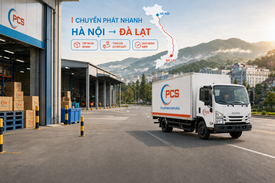 PCS Logistics cung cấp dịch vụ chuyển phát nhanh cho doanh nghiệp từ Hà Nội đi Đà Lạt PCS Logistics cung cấp dịch vụ chuyển phát nhanh cho doanh nghiệp từ Hà Nội đi Đà Lạt
