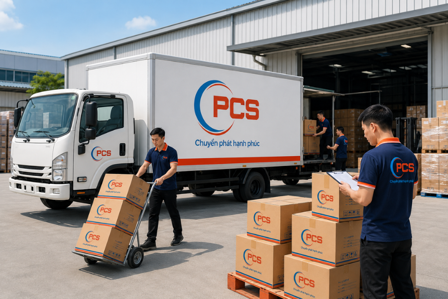PCS Logistics hỗ trợ lấy hàng tận kho khu vực Hà Nội PCS Logistics hỗ trợ lấy hàng tận kho khu vực Hà Nội