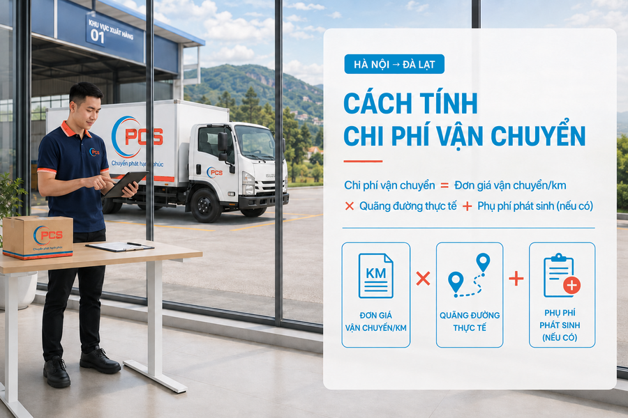 PCS Logistics cung cấp cước vận chuyển Hà Nội - Đà Lạt rõ ràng, giúp doanh nghiệp chủ động ngân sách. PCS Logistics cung cấp cước vận chuyển Hà Nội - Đà Lạt rõ ràng, giúp doanh nghiệp chủ động ngân sách.