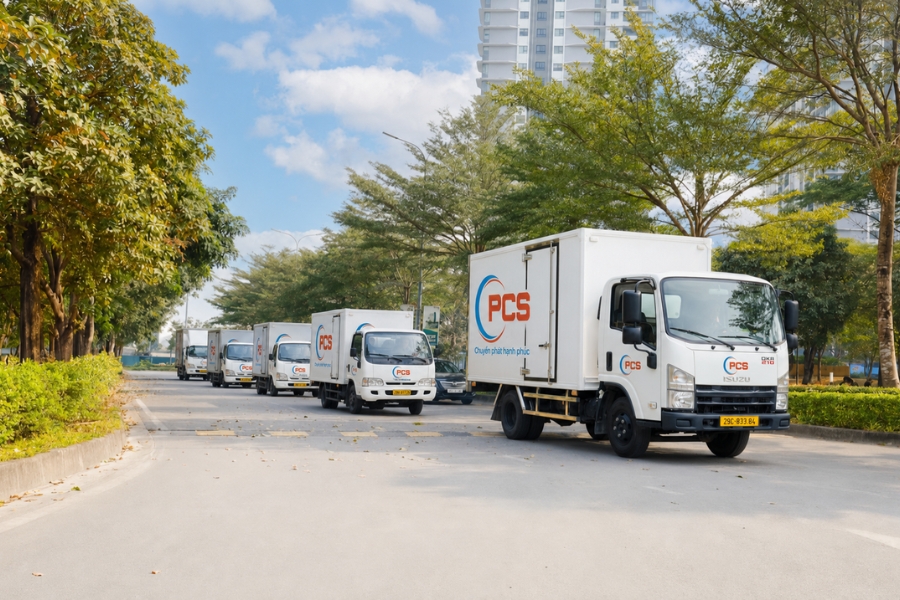 PCS Logistics chủ động điều phối h&agrave;ng h&oacute;a H&agrave; Nội &ndash; Th&aacute;i B&igrave;nh từ kho, nh&agrave; m&aacute;y đến khu c&ocirc;ng nghiệp v&agrave; điểm ph&acirc;n phối.&nbsp;