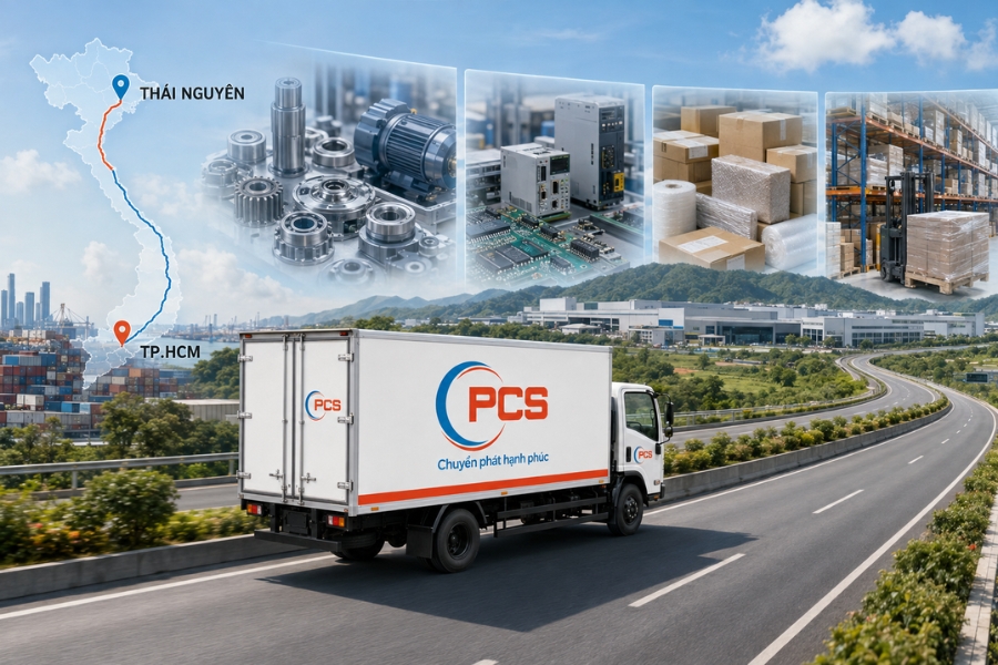 Tuyến TP.HCM – Thái Nguyên phục vụ nhu cầu cung ứng linh kiện, vật tư, thiết bị và hàng công nghiệp cho doanh nghiệp. Tuyến TP.HCM – Thái Nguyên phục vụ nhu cầu cung ứng linh kiện, vật tư, thiết bị và hàng công nghiệp cho doanh nghiệp.