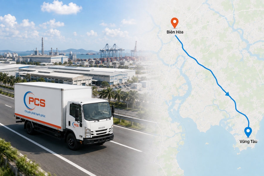 Nhu cầu gửi h&agrave;ng Bi&ecirc;n H&ograve;a &ndash; Vũng T&agrave;u ph&aacute;t sinh từ hoạt động sản xuất, c&ocirc;ng nghiệp, cảng biển v&agrave; ph&acirc;n phối h&agrave;ng h&oacute;a giữa hai khu vực.&nbsp;