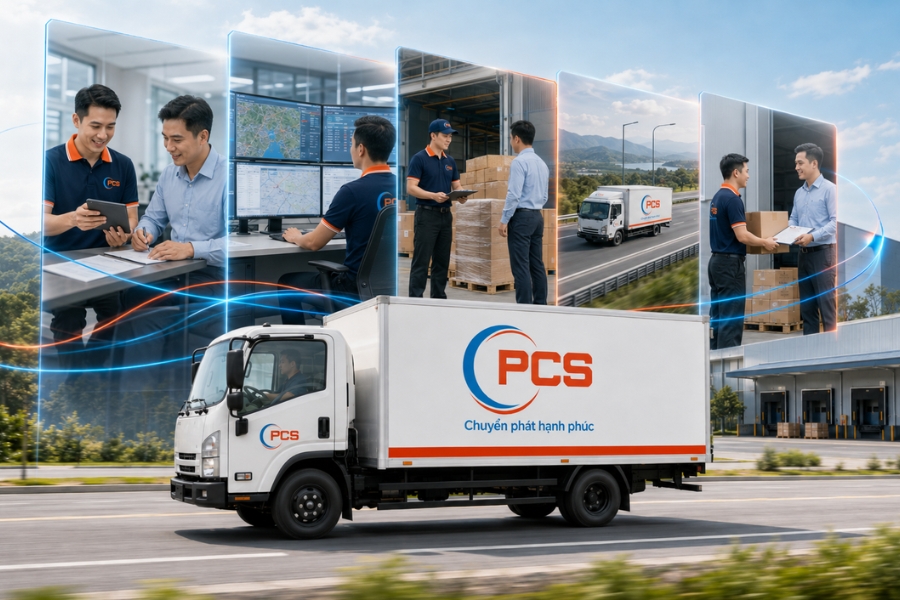 PCS Logistics tổ chức quy trình vận chuyển rõ ràng, hạn chế thời gian chờ và sai lệch thông tin, hỗ trợ doanh nghiệp kiểm soát từng chuyến hàng. PCS Logistics tổ chức quy trình vận chuyển rõ ràng, hạn chế thời gian chờ và sai lệch thông tin, hỗ trợ doanh nghiệp kiểm soát từng chuyến hàng.