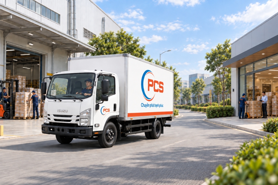 PCS Logistics tiếp nhận kế hoạch xuất kho v&agrave; điều phối h&agrave;ng h&oacute;a đến từng đại l&yacute;.&nbsp;