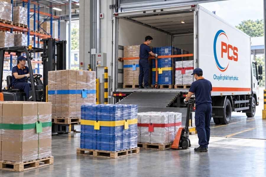 PCS Logistics gh&eacute;p c&aacute;c l&ocirc; h&agrave;ng ph&ugrave; hợp tr&ecirc;n c&ugrave;ng tuyến, tối ưu phương &aacute;n vận chuyển cho doanh nghiệp