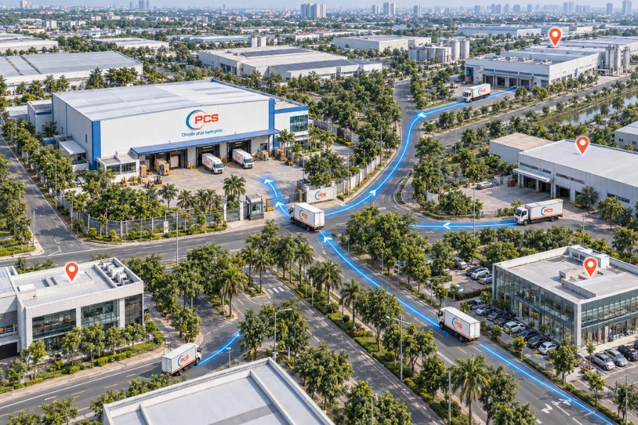 PCS Logistics kết nối điểm thu hồi với kho, trung tâm kỹ thuật và nhà cung cấp PCS Logistics kết nối điểm thu hồi với kho, trung tâm kỹ thuật và nhà cung cấp