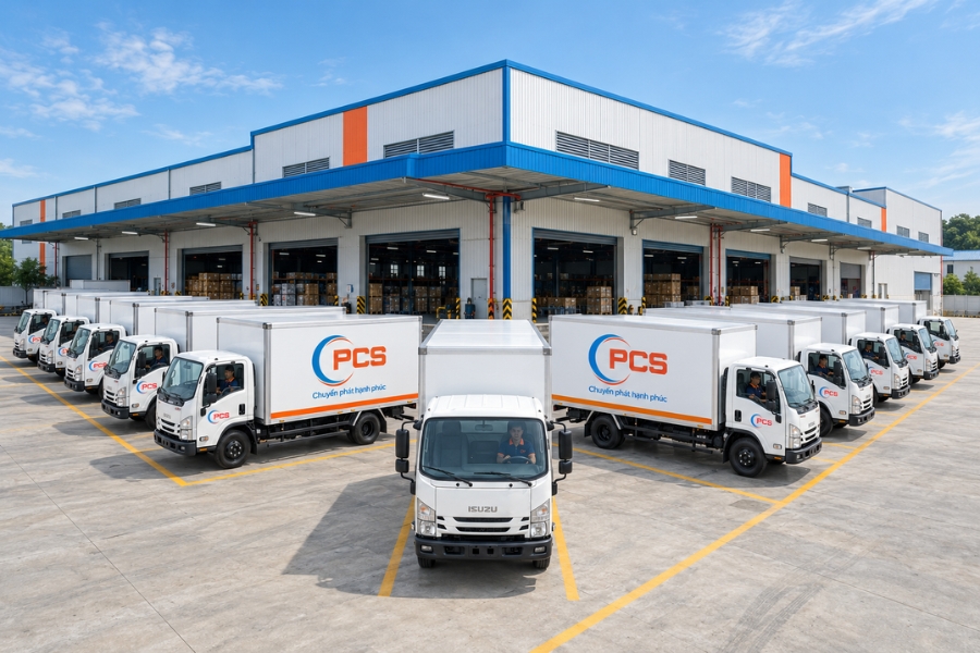 PCS Logistics kiểm soát từng lô hàng ghép từ khâu tập kết, vận chuyển đến xác nhận bàn giao PCS Logistics kiểm soát từng lô hàng ghép từ khâu tập kết, vận chuyển đến xác nhận bàn giao