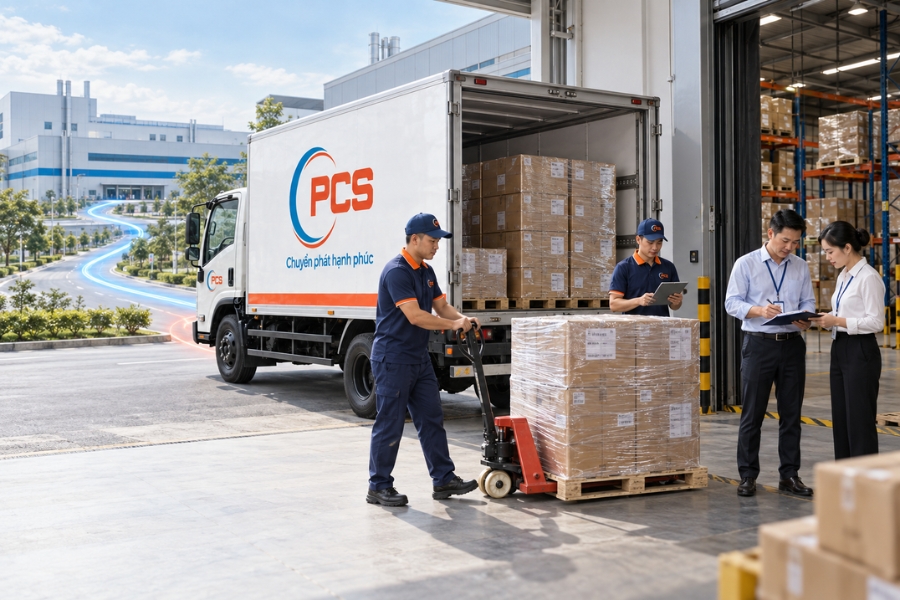 PCS Logistics organizes pallet shipments according to business distribution plans and agreed pickup and delivery schedules. PCS Logistics organizes pallet shipments according to business distribution plans and agreed pickup and delivery schedules.