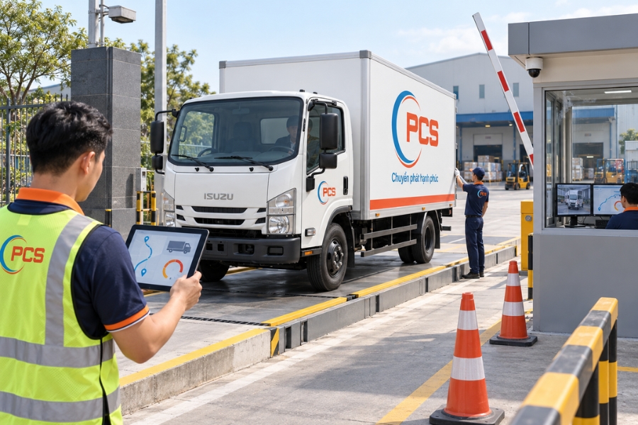 PCS Logistics coordinates delivery schedules and receiving requirements at factories. PCS Logistics coordinates delivery schedules and receiving requirements at factories.