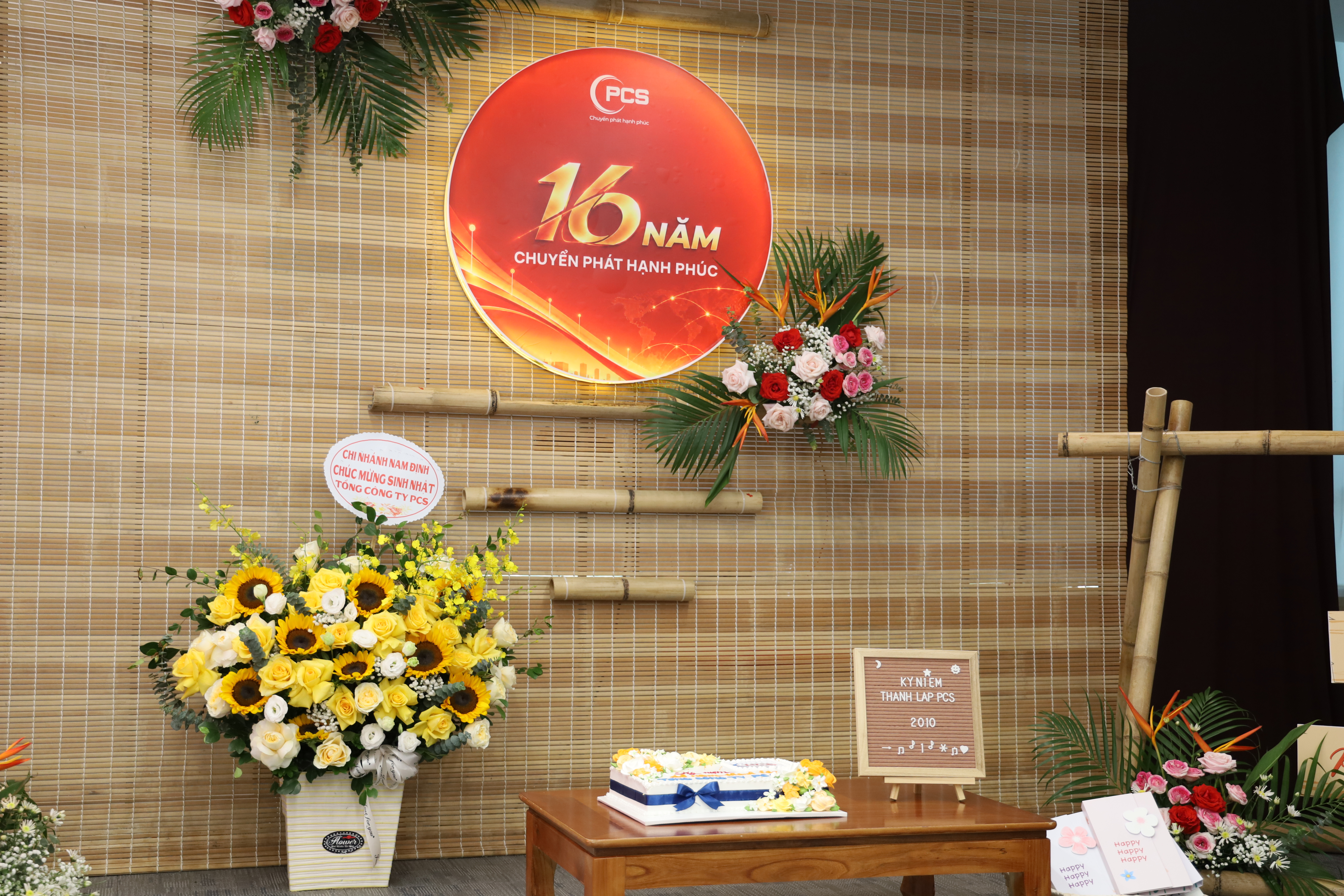 PCS kỷ niệm 16 năm th&agrave;nh lập