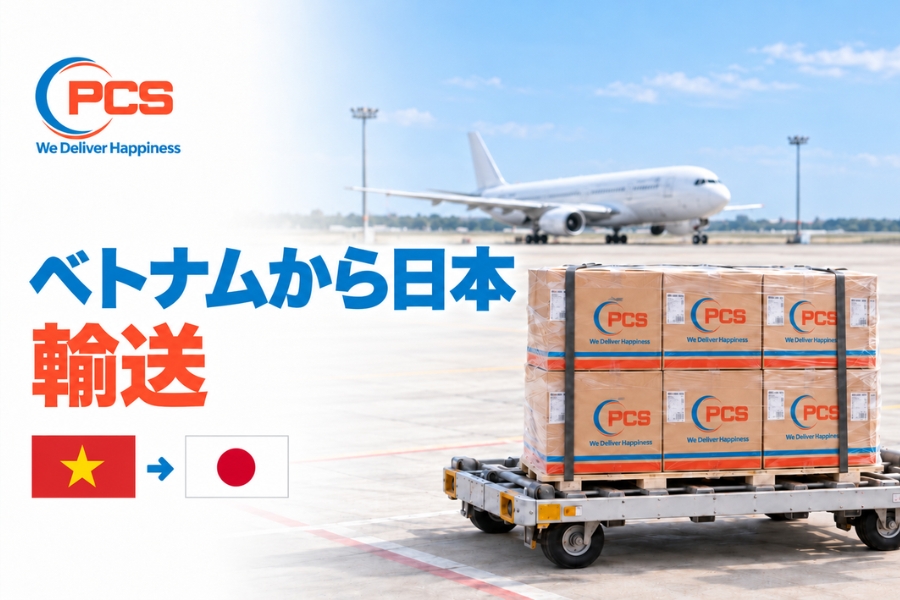 PCS Logisticsが提供するベトナム発日本向けの主な輸送方法。